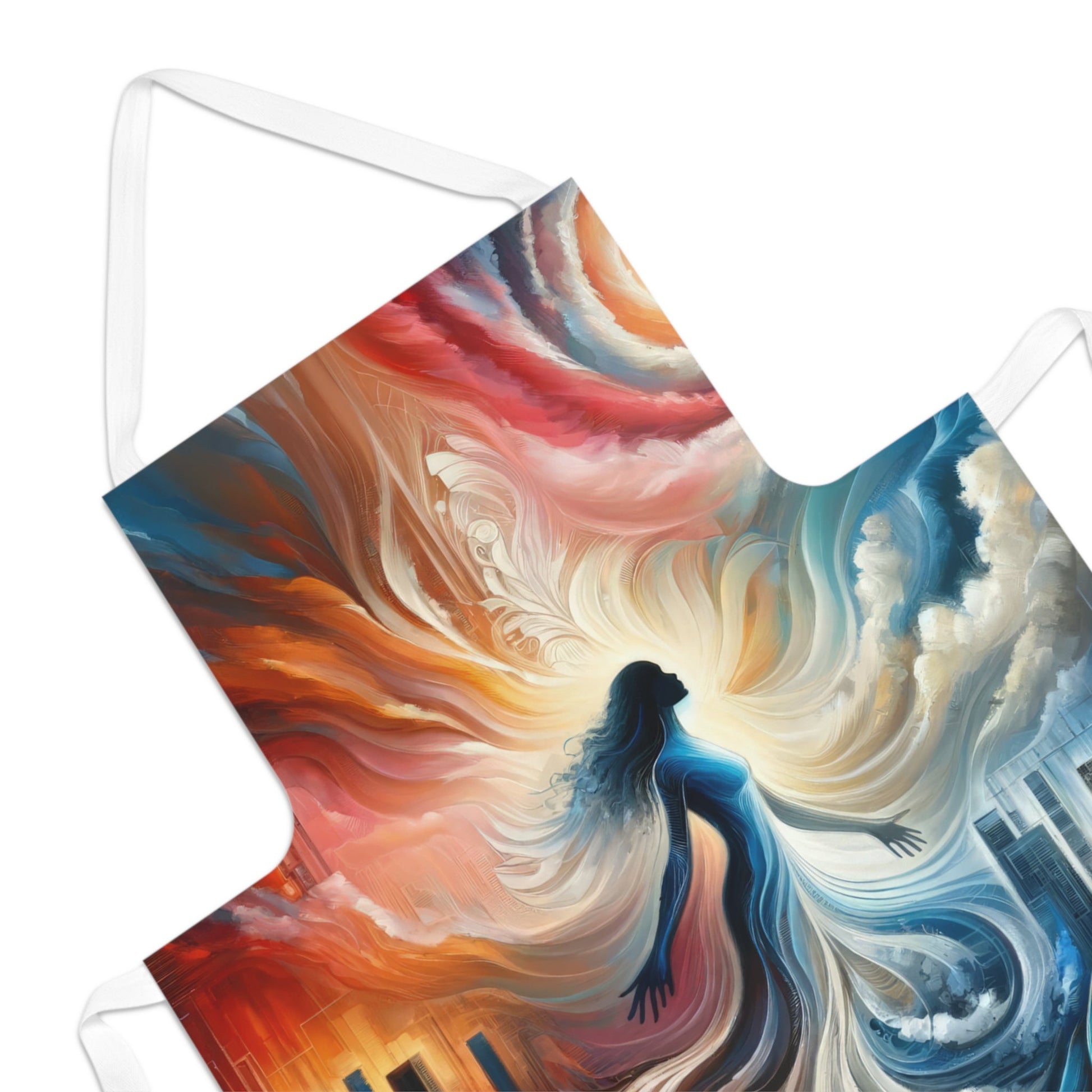 Transformative Tachism Emergence Adult Apron (AOP) - ATUH.ART