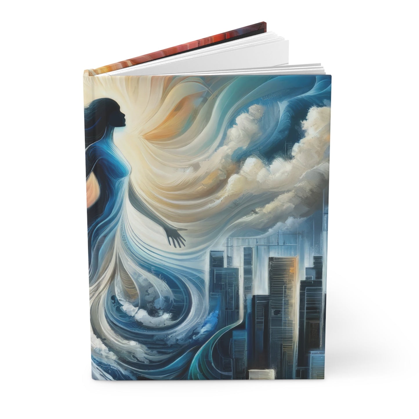 Transformative Tachism Emergence Hardcover Journal Matte - ATUH.ART
