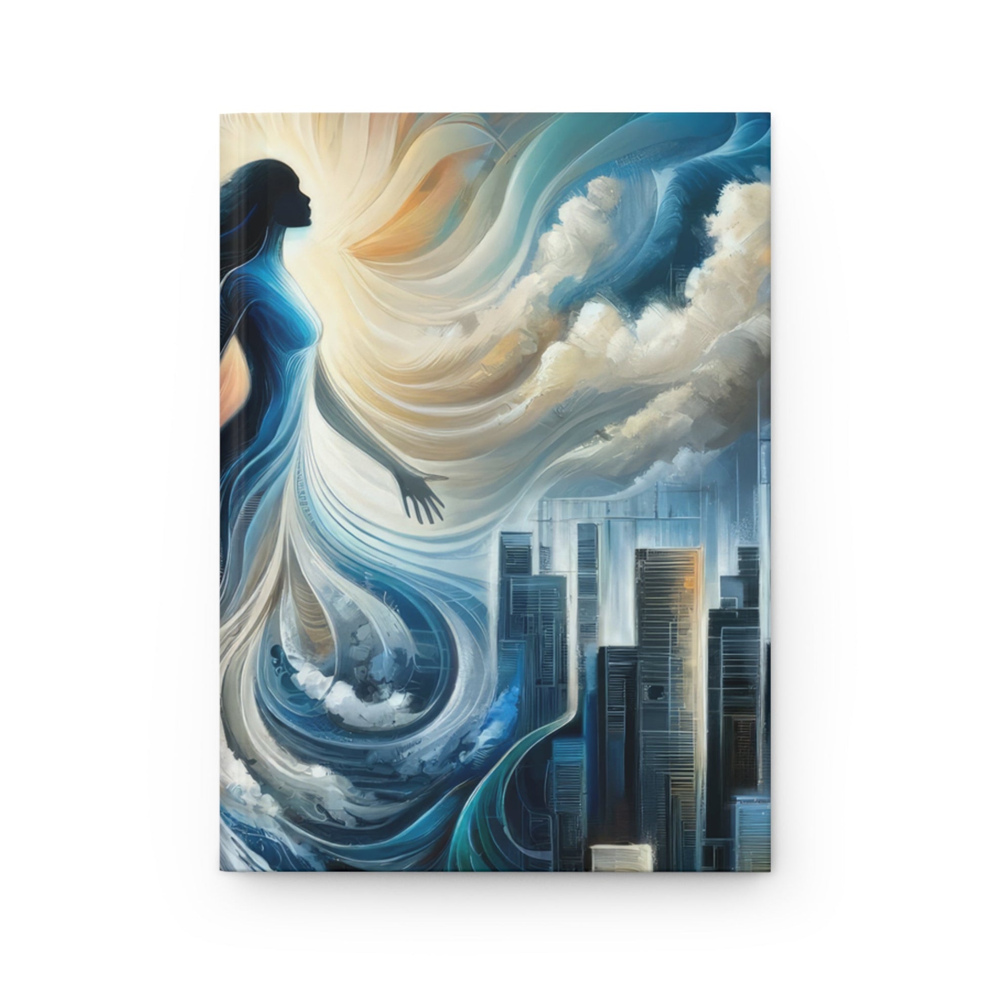 Transformative Tachism Emergence Hardcover Journal Matte - ATUH.ART