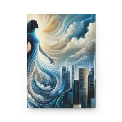 Transformative Tachism Emergence Hardcover Journal Matte - ATUH.ART