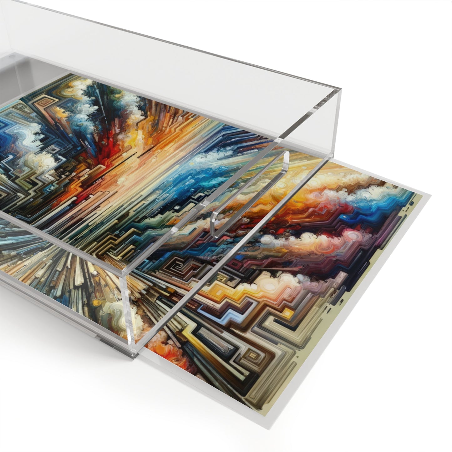 Transformative Tapestry Ascent Acrylic Serving Tray - ATUH.ART