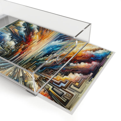 Transformative Tapestry Ascent Acrylic Serving Tray - ATUH.ART