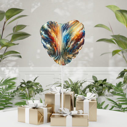 Transformative Tapestry Ascent Balloon (Round and Heart-shaped), 11" - ATUH.ART