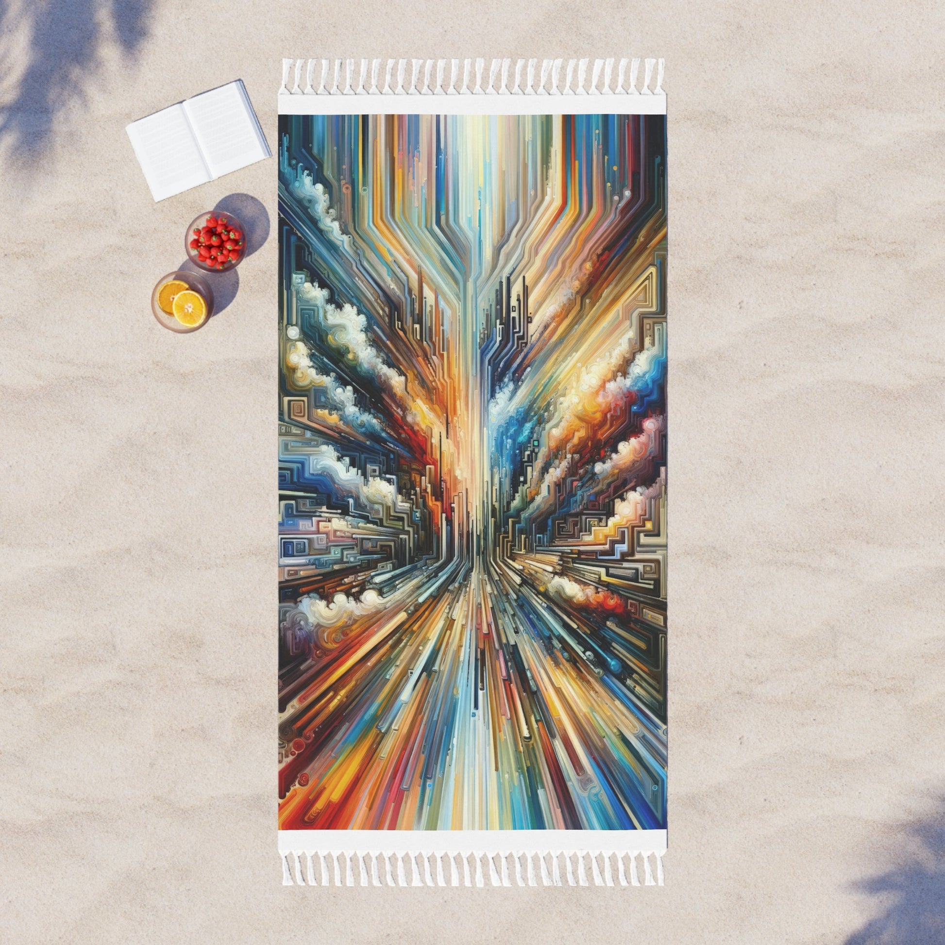 Transformative Tapestry Ascent Boho Beach Cloth - ATUH.ART