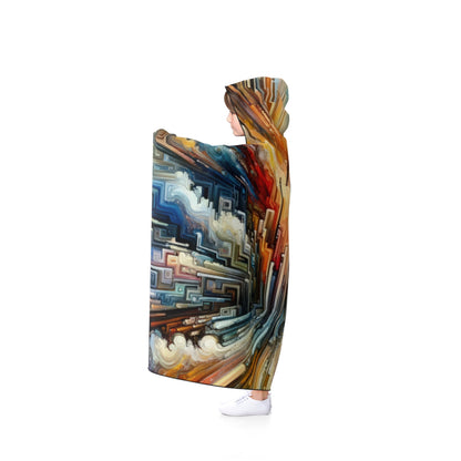 Transformative Tapestry Ascent Hooded Blanket - ATUH.ART
