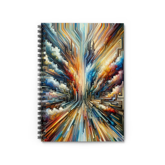 Transformative Tapestry Ascent Spiral Notebook - Ruled Line - ATUH.ART