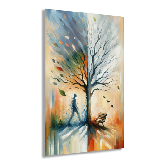 Transient Essence Anchored Acrylic Prints (French Cleat Hanging) - ATUH.ART