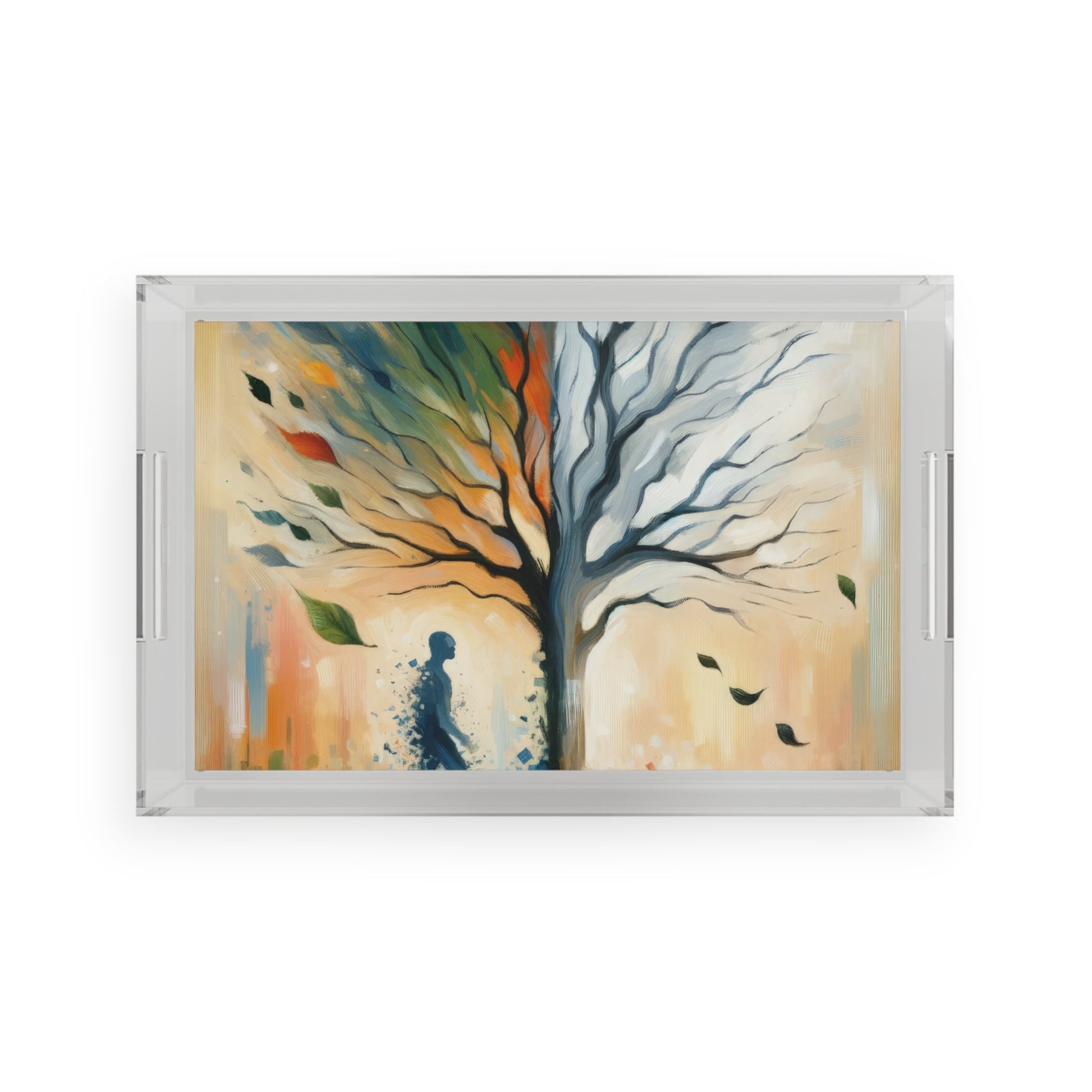 Transient Essence Anchored Acrylic Serving Tray - ATUH.ART