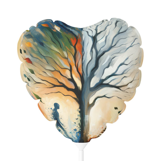 Transient Essence Anchored Balloon (Round and Heart-shaped), 11" - ATUH.ART