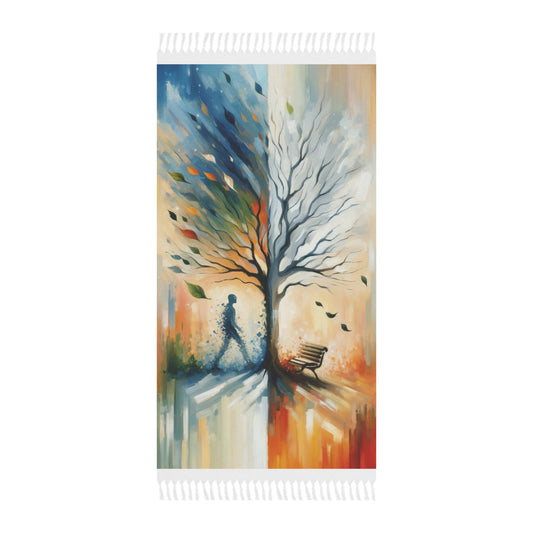 Transient Essence Anchored Boho Beach Cloth - ATUH.ART