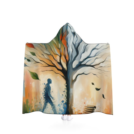 Transient Essence Anchored Hooded Blanket - ATUH.ART