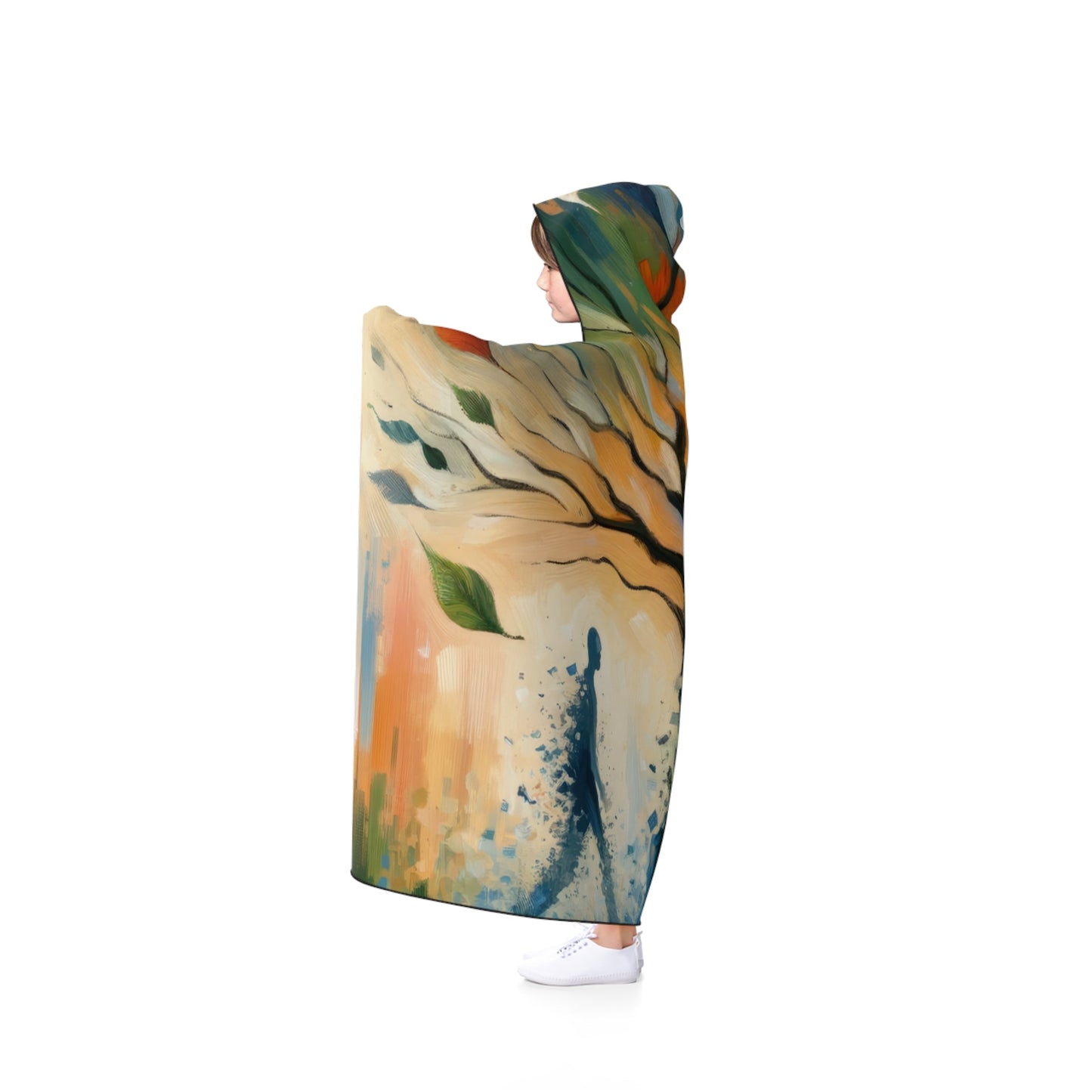 Transient Essence Anchored Hooded Blanket - ATUH.ART