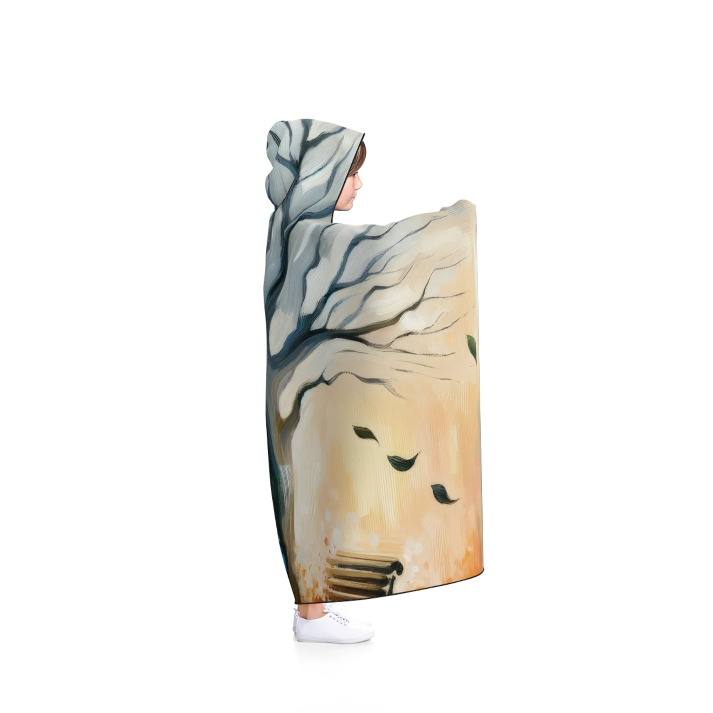 Transient Essence Anchored Hooded Blanket - ATUH.ART