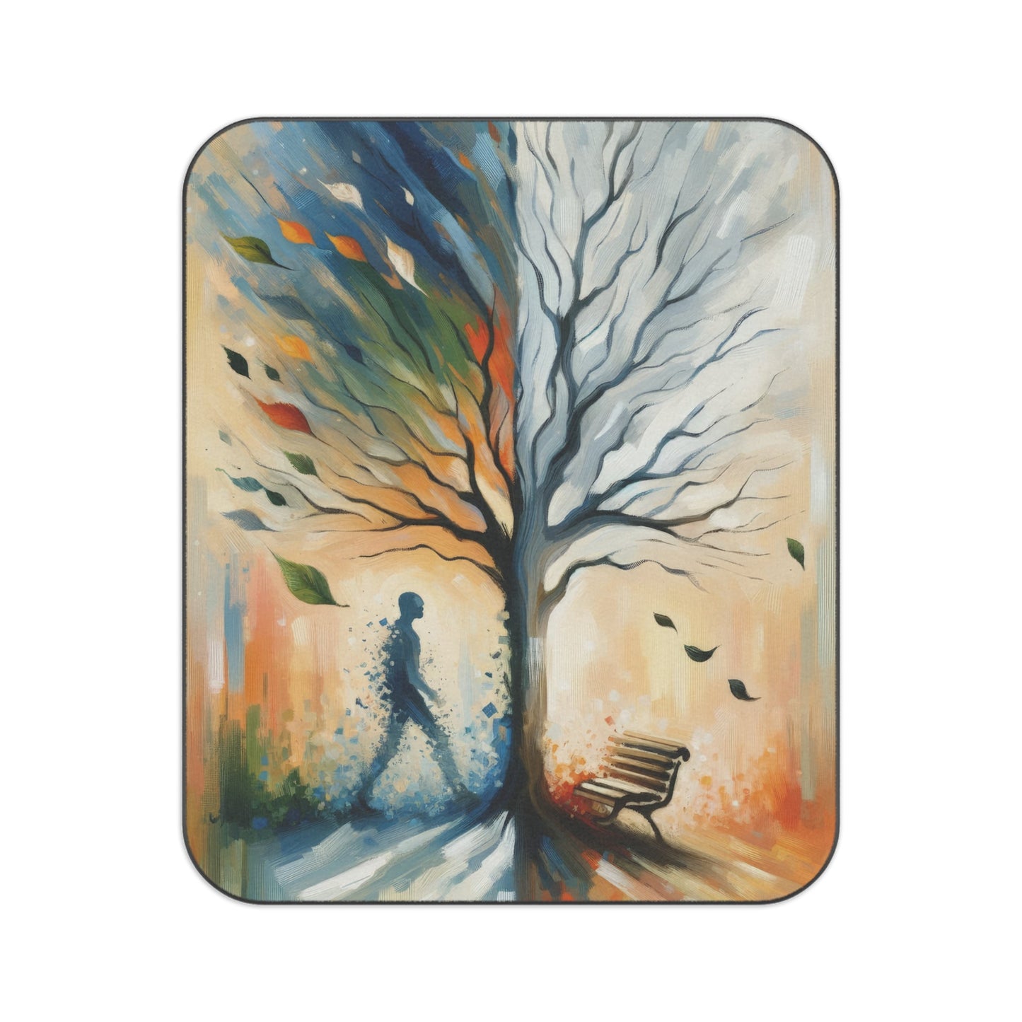 Transient Essence Anchored Picnic Blanket - ATUH.ART