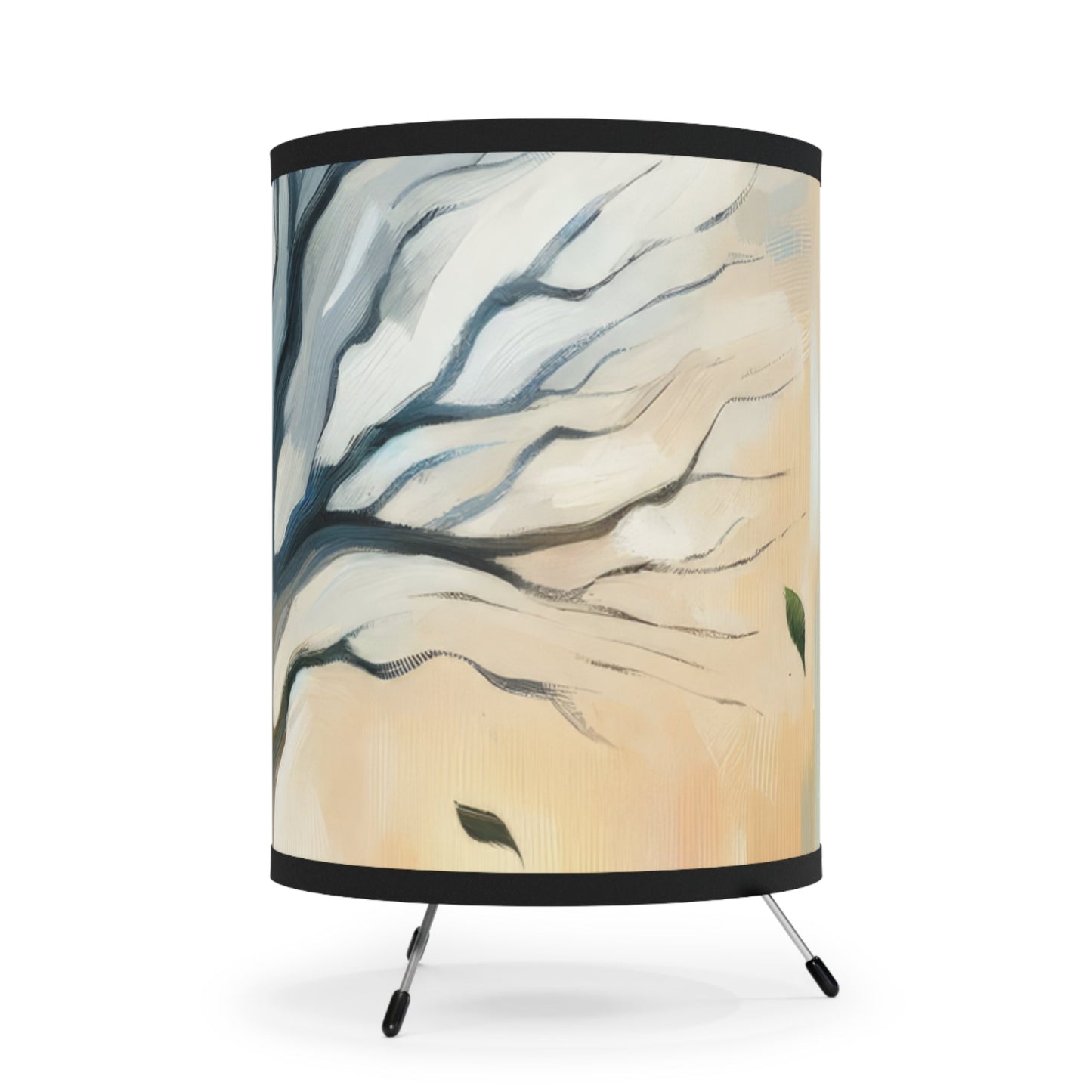 Transient Essence Anchored Tripod Lamp with High-Res Printed Shade, US\CA plug - ATUH.ART
