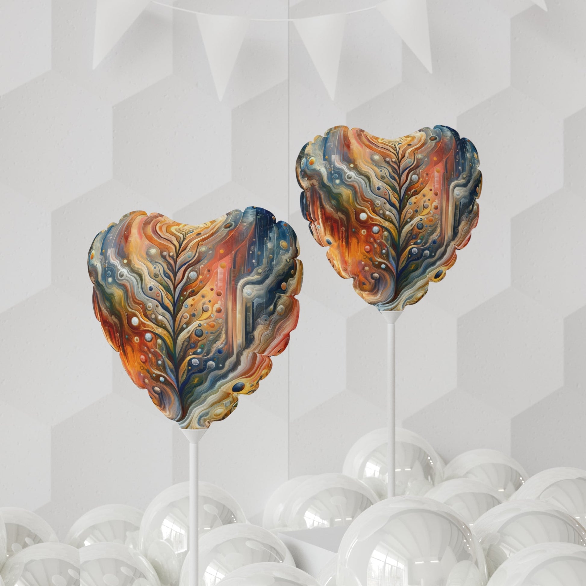 Tribute Synchrony Vitality Balloon (Round and Heart-shaped), 11" - ATUH.ART