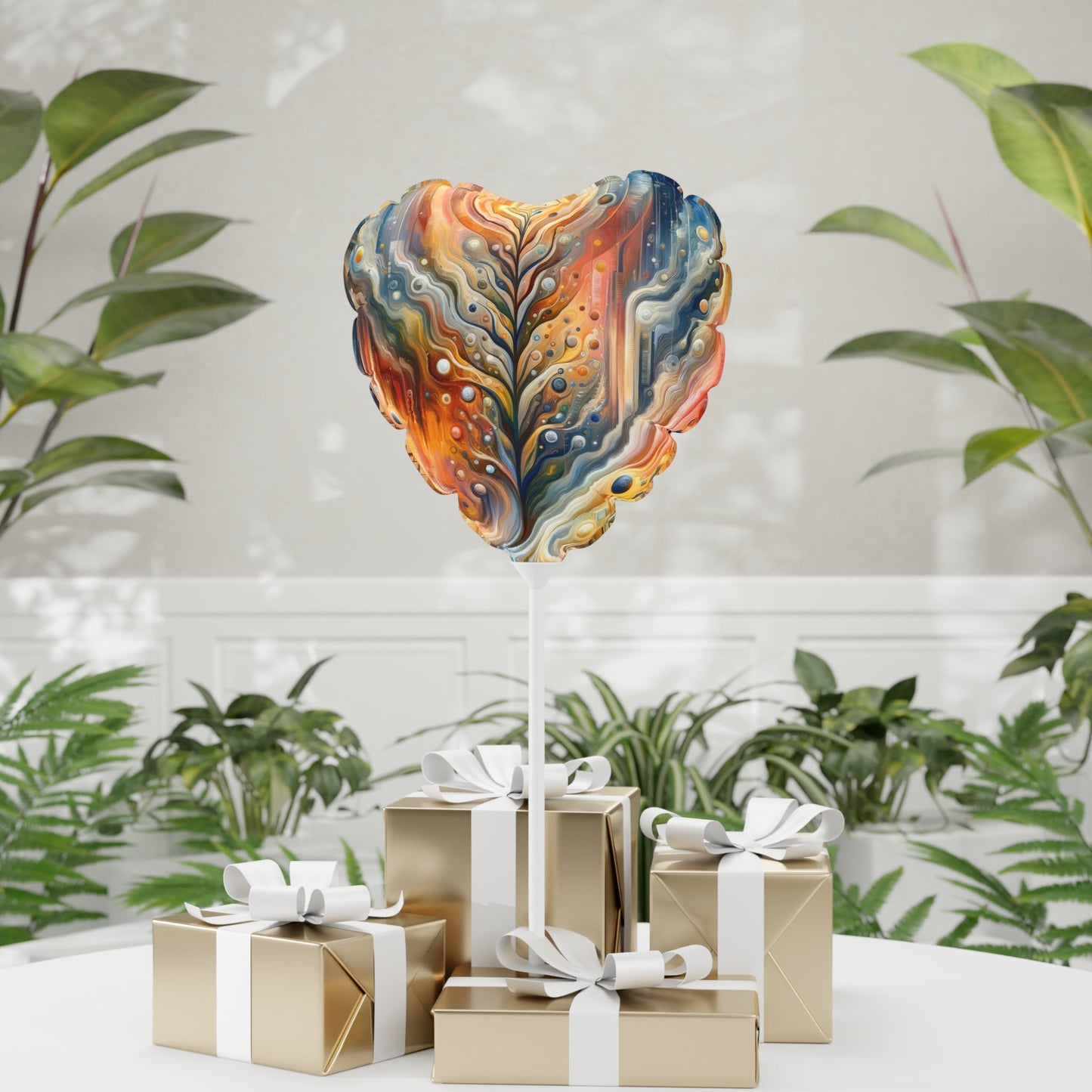 Tribute Synchrony Vitality Balloon (Round and Heart-shaped), 11" - ATUH.ART