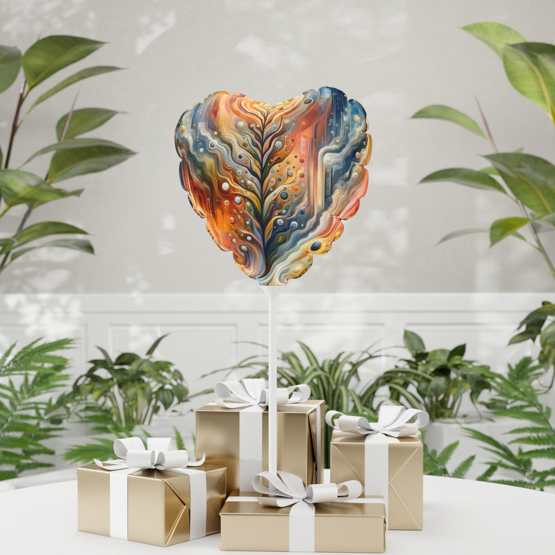 Tribute Synchrony Vitality Balloon (Round and Heart-shaped), 11" - ATUH.ART