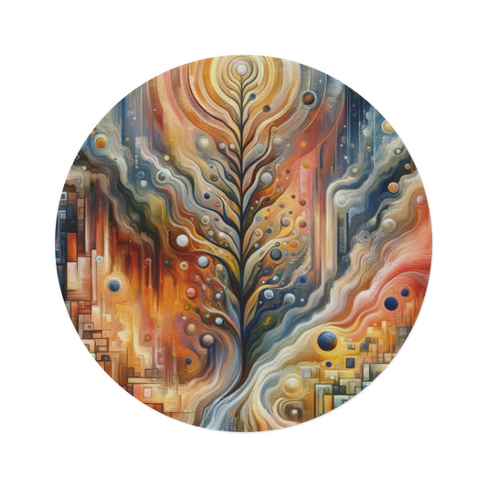 Tribute Synchrony Vitality Round Rug - ATUH.ART
