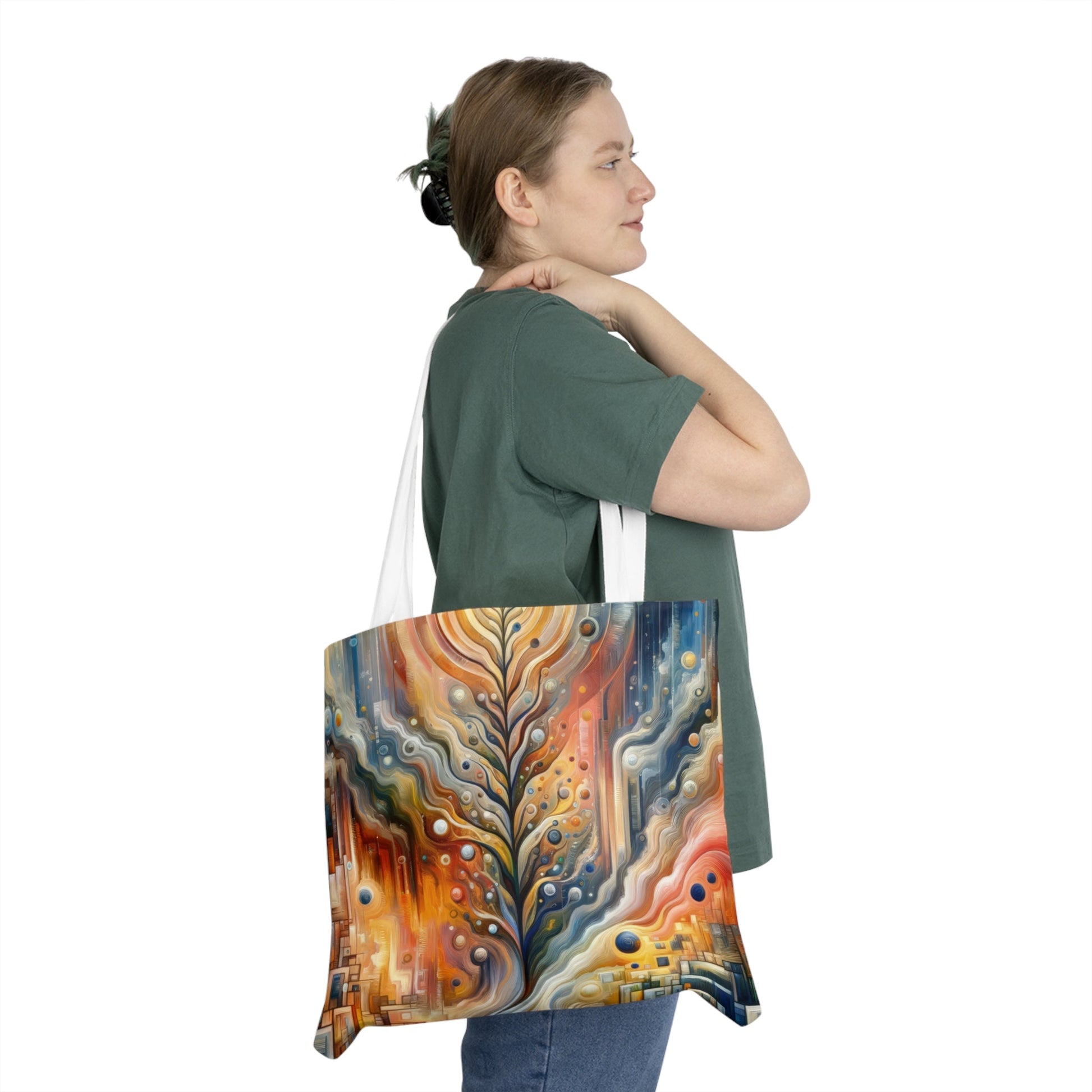 Tribute Synchrony Vitality Shoulder Tote Bag (AOP) - ATUH.ART