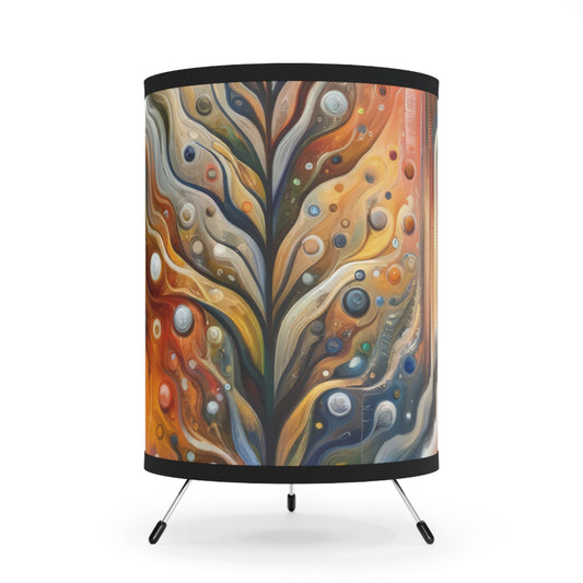 Tribute Synchrony Vitality Tripod Lamp with High-Res Printed Shade, US\CA plug - ATUH.ART