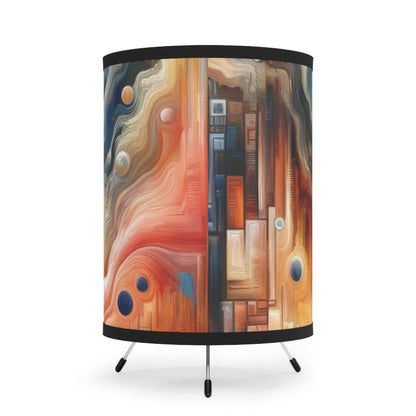 Tribute Synchrony Vitality Tripod Lamp with High-Res Printed Shade, US\CA plug - ATUH.ART