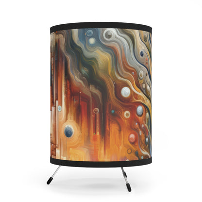 Tribute Synchrony Vitality Tripod Lamp with High-Res Printed Shade, US\CA plug - ATUH.ART