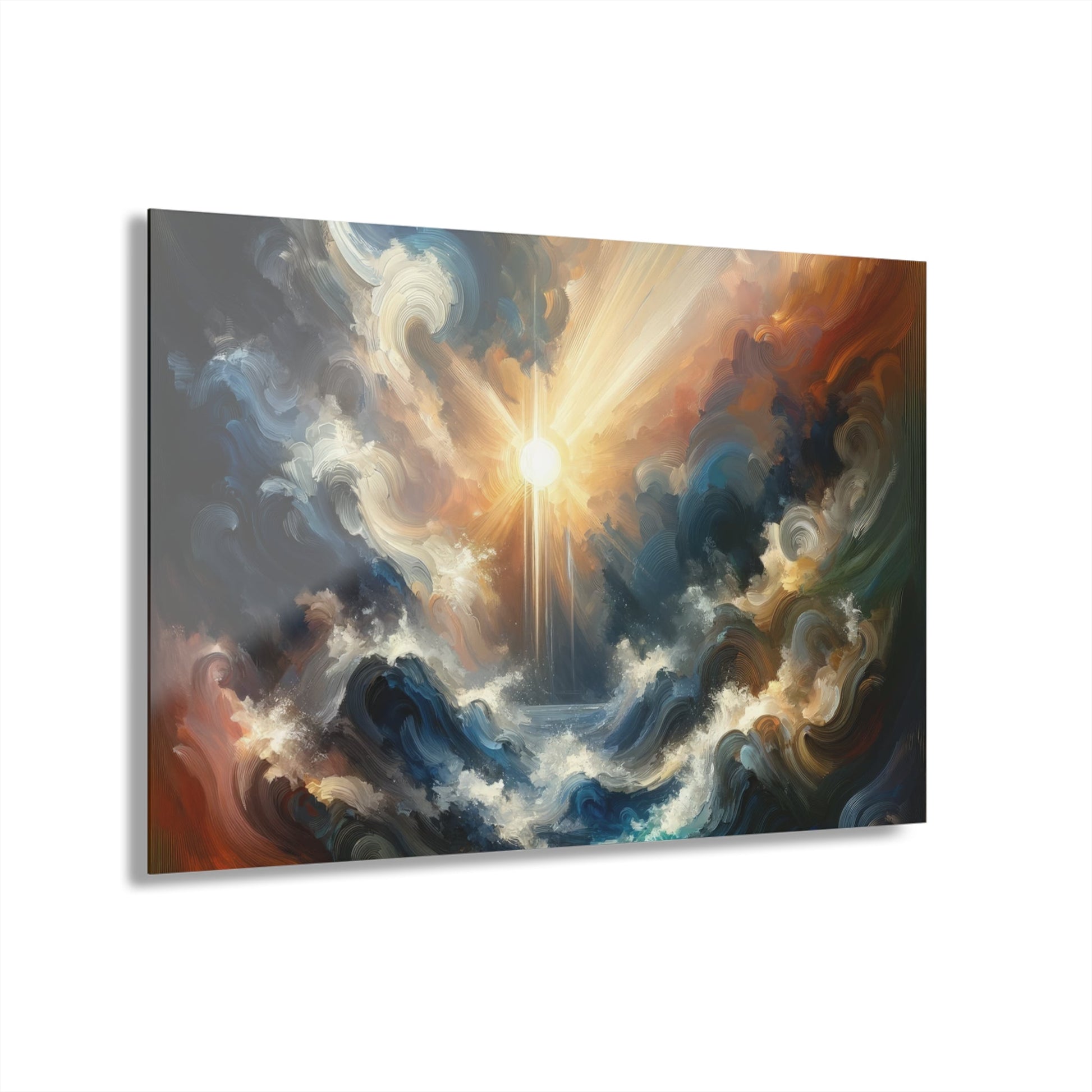 Tumultuous Sea Enlightenment Acrylic Prints (French Cleat Hanging) - ATUH.ART