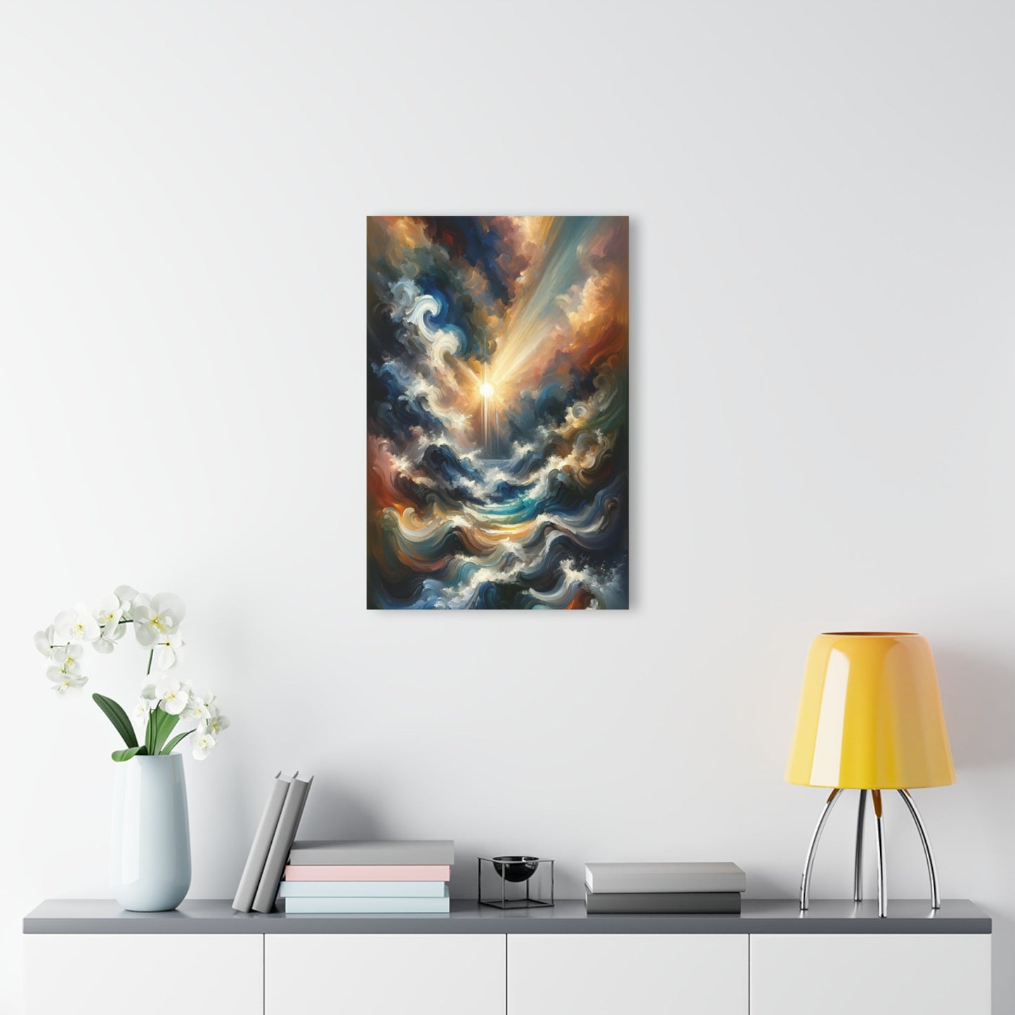 Tumultuous Sea Enlightenment Acrylic Prints (French Cleat Hanging) - ATUH.ART