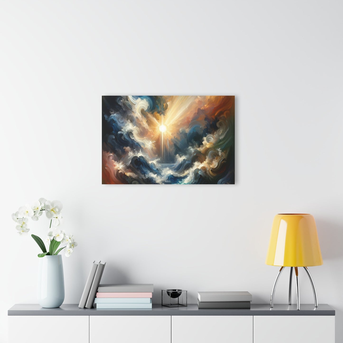 Tumultuous Sea Enlightenment Acrylic Prints (French Cleat Hanging) - ATUH.ART