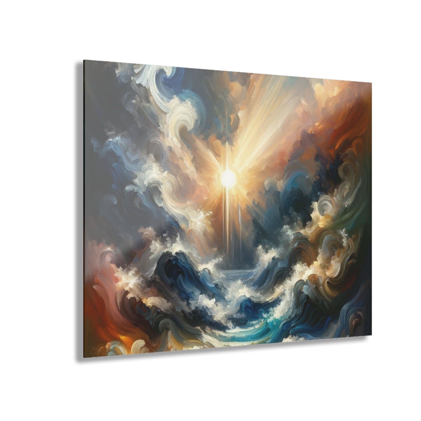 Tumultuous Sea Enlightenment Acrylic Prints (French Cleat Hanging) - ATUH.ART