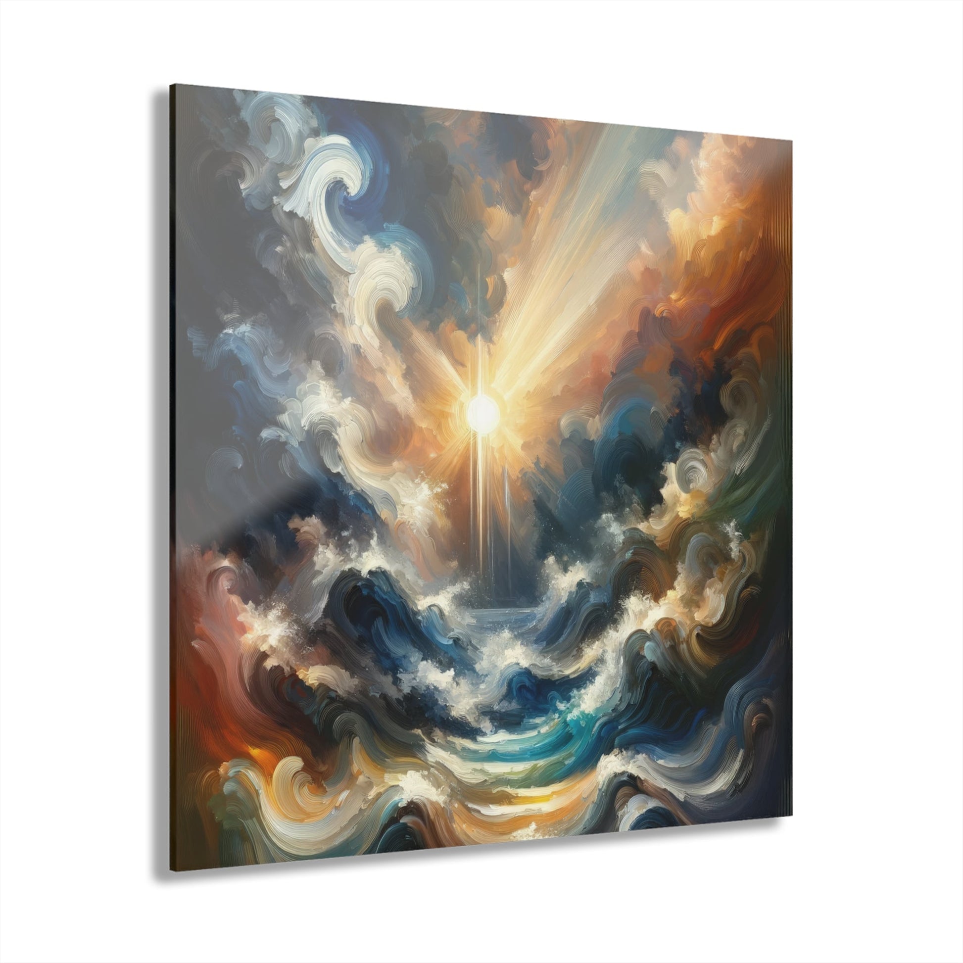 Tumultuous Sea Enlightenment Acrylic Prints (French Cleat Hanging) - ATUH.ART