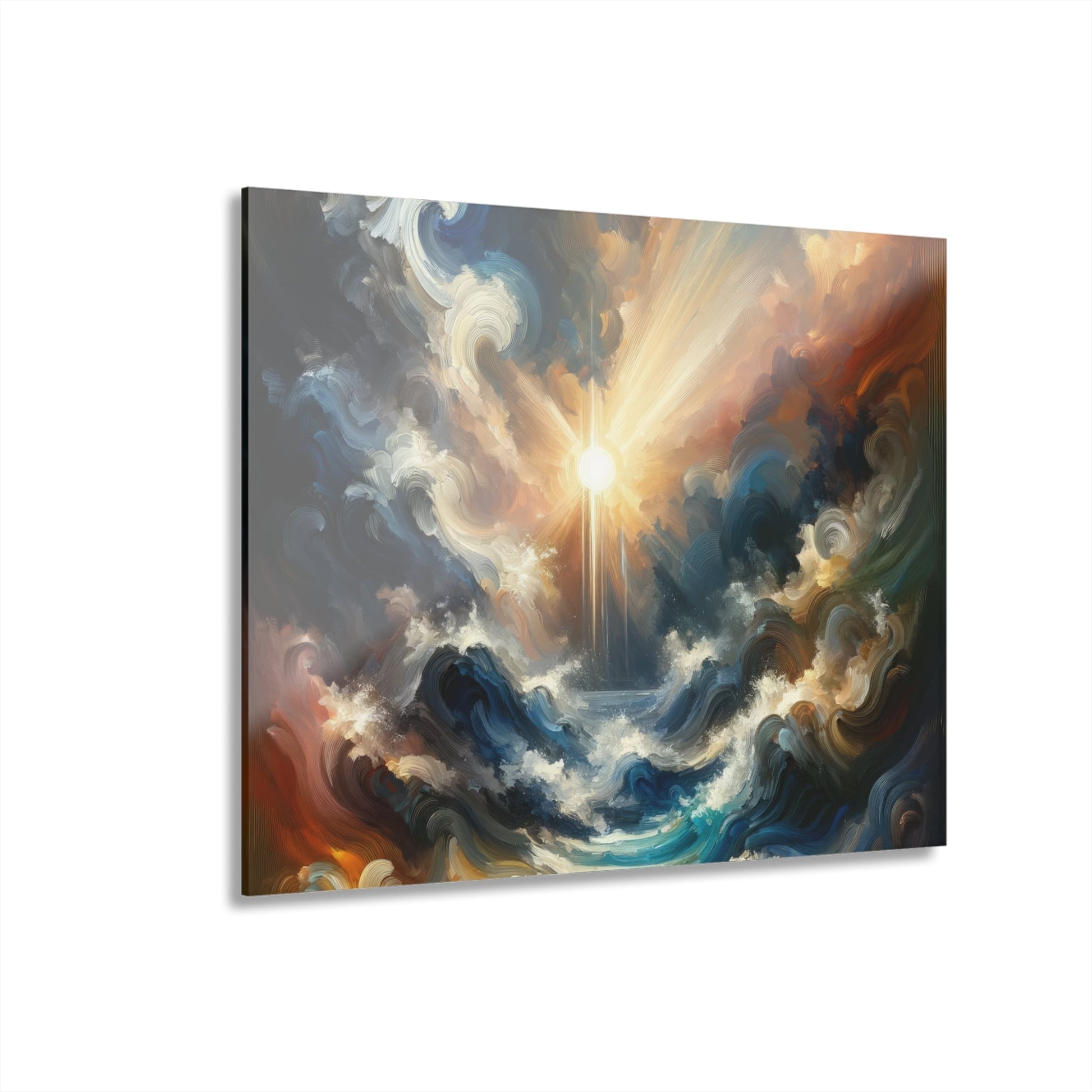 Tumultuous Sea Enlightenment Acrylic Prints (French Cleat Hanging) - ATUH.ART