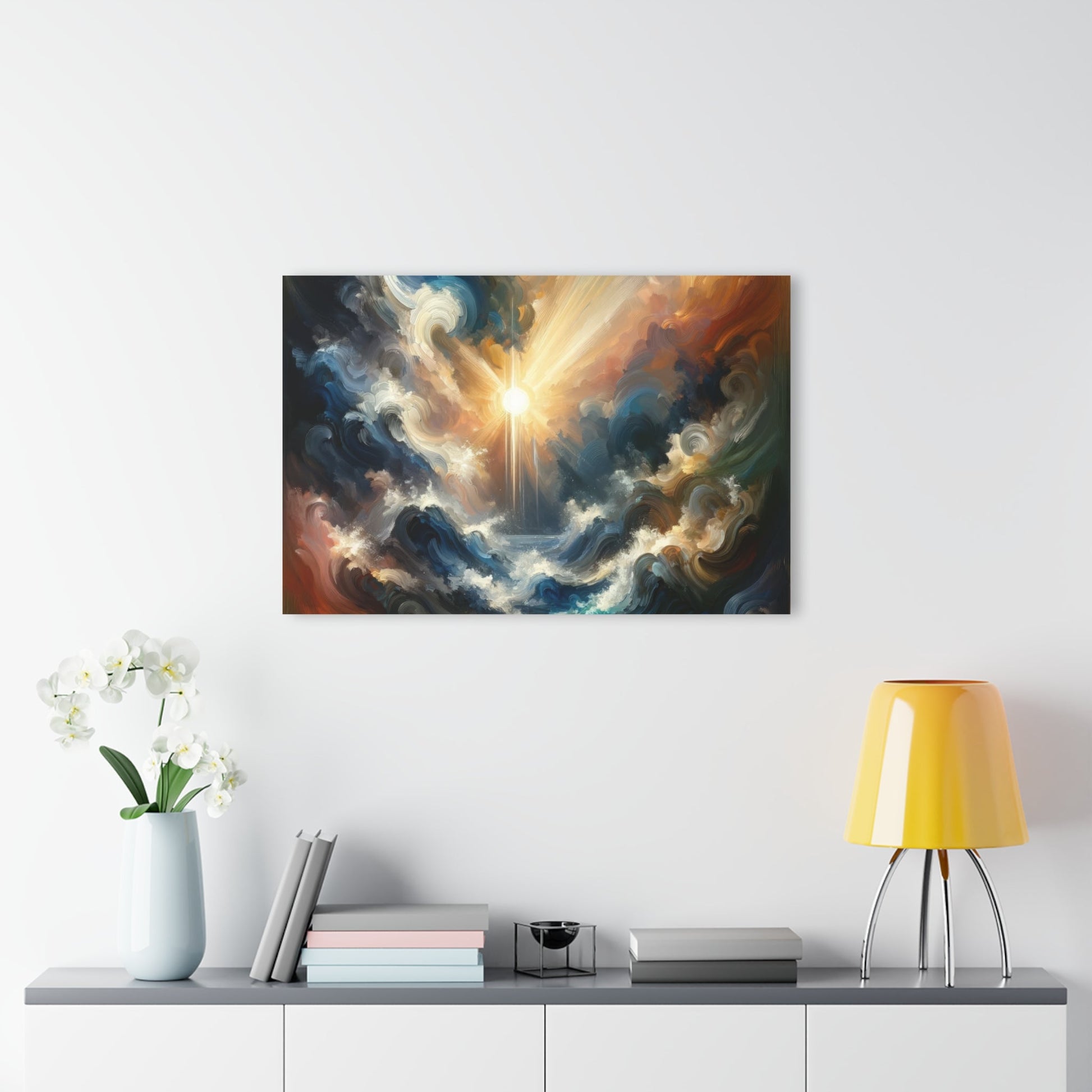 Tumultuous Sea Enlightenment Acrylic Prints (French Cleat Hanging) - ATUH.ART