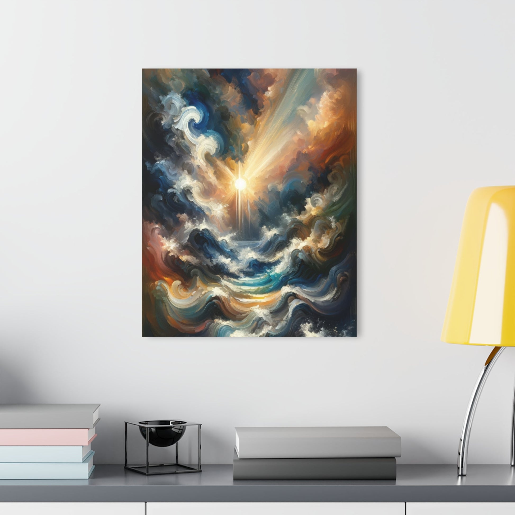 Tumultuous Sea Enlightenment Acrylic Prints (French Cleat Hanging) - ATUH.ART