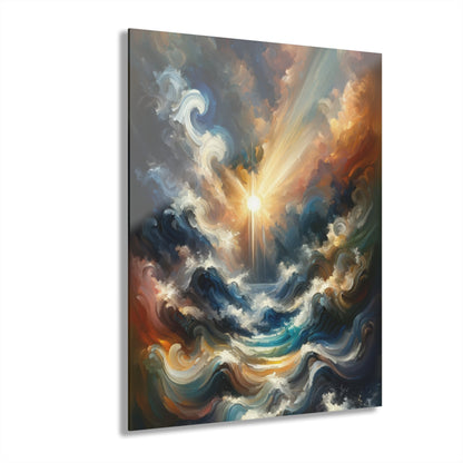Tumultuous Sea Enlightenment Acrylic Prints (French Cleat Hanging) - ATUH.ART