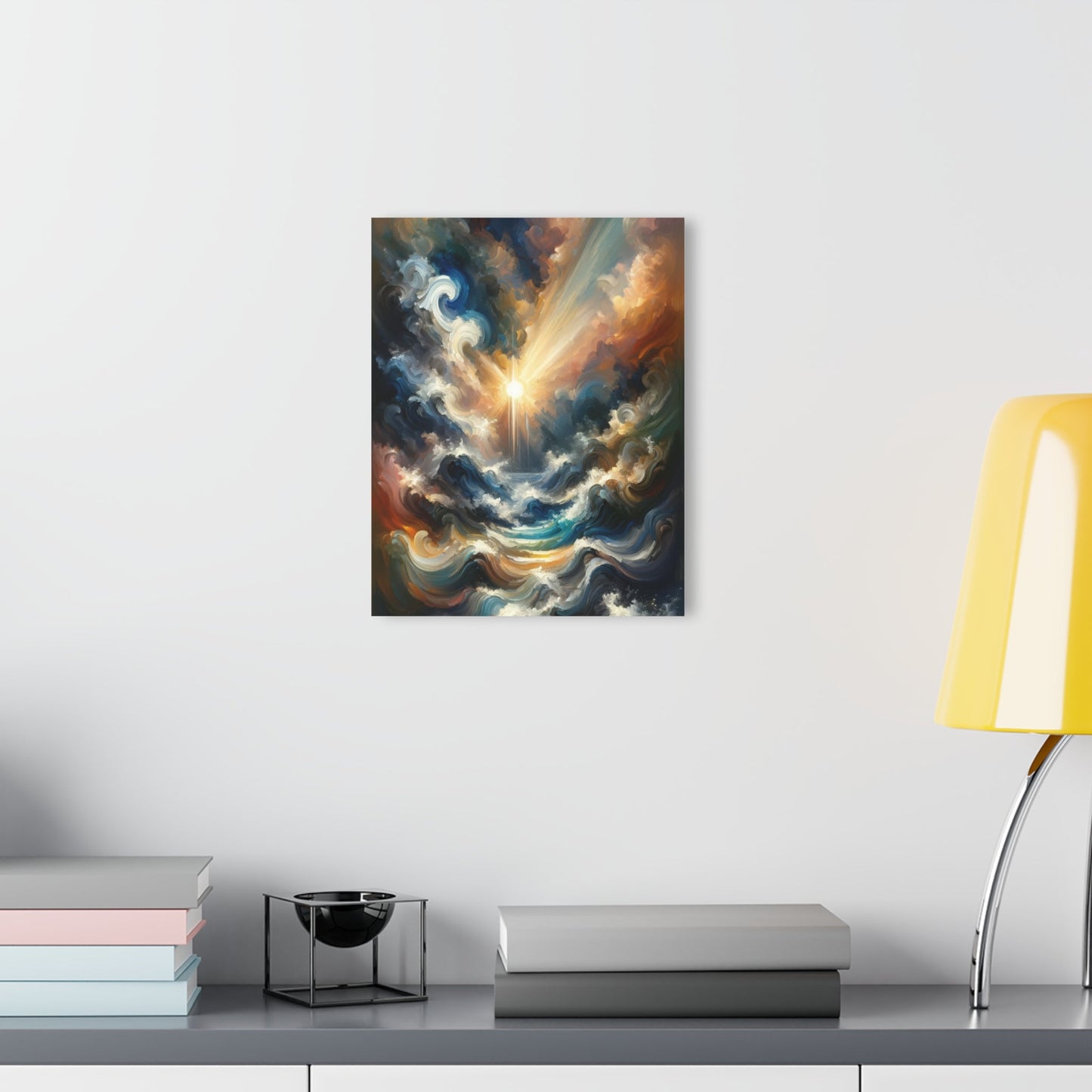 Tumultuous Sea Enlightenment Acrylic Prints (French Cleat Hanging) - ATUH.ART