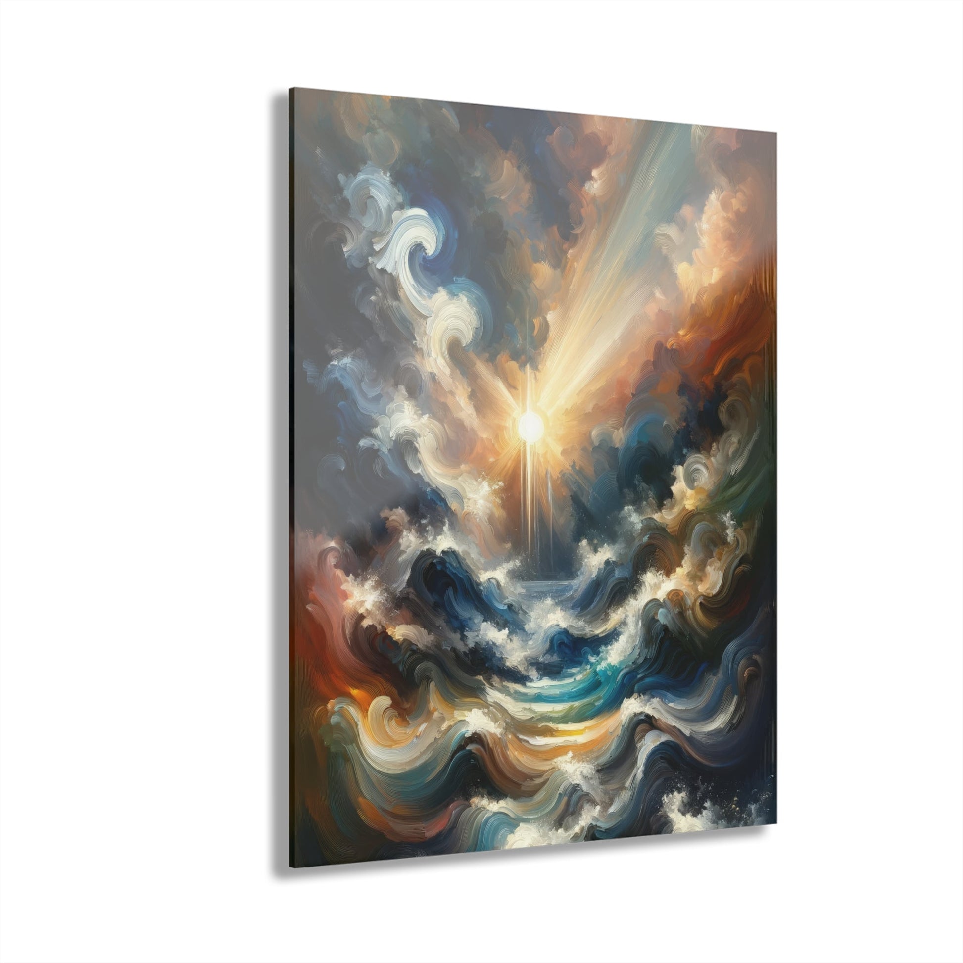 Tumultuous Sea Enlightenment Acrylic Prints (French Cleat Hanging) - ATUH.ART
