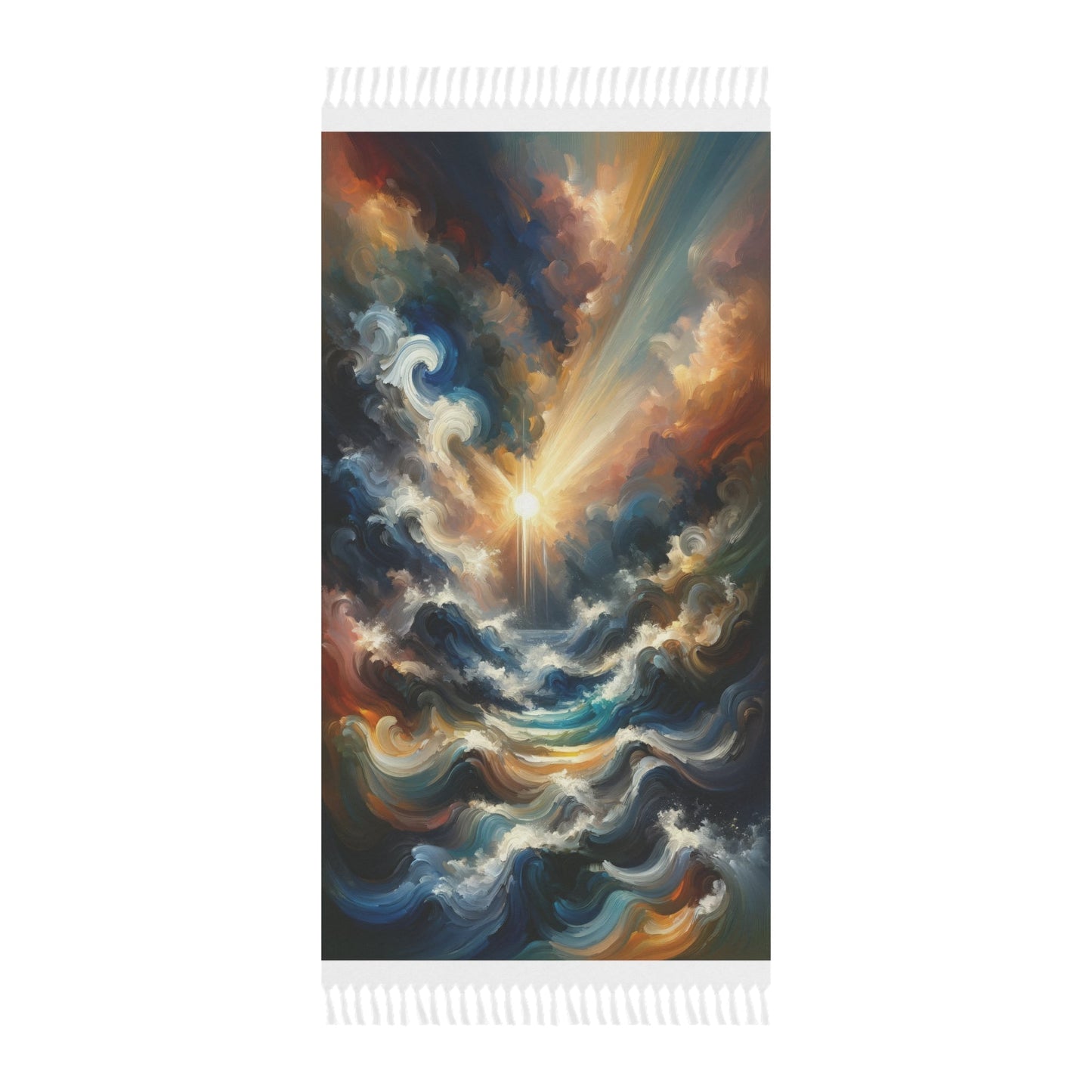 Tumultuous Sea Enlightenment Boho Beach Cloth - ATUH.ART