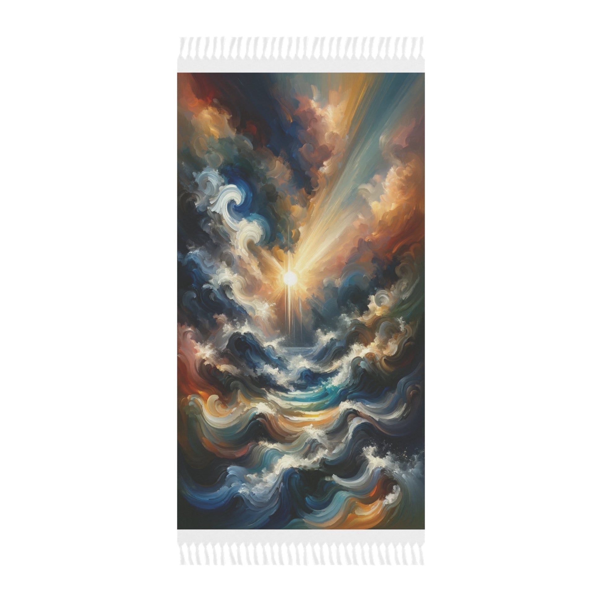 Tumultuous Sea Enlightenment Boho Beach Cloth - ATUH.ART