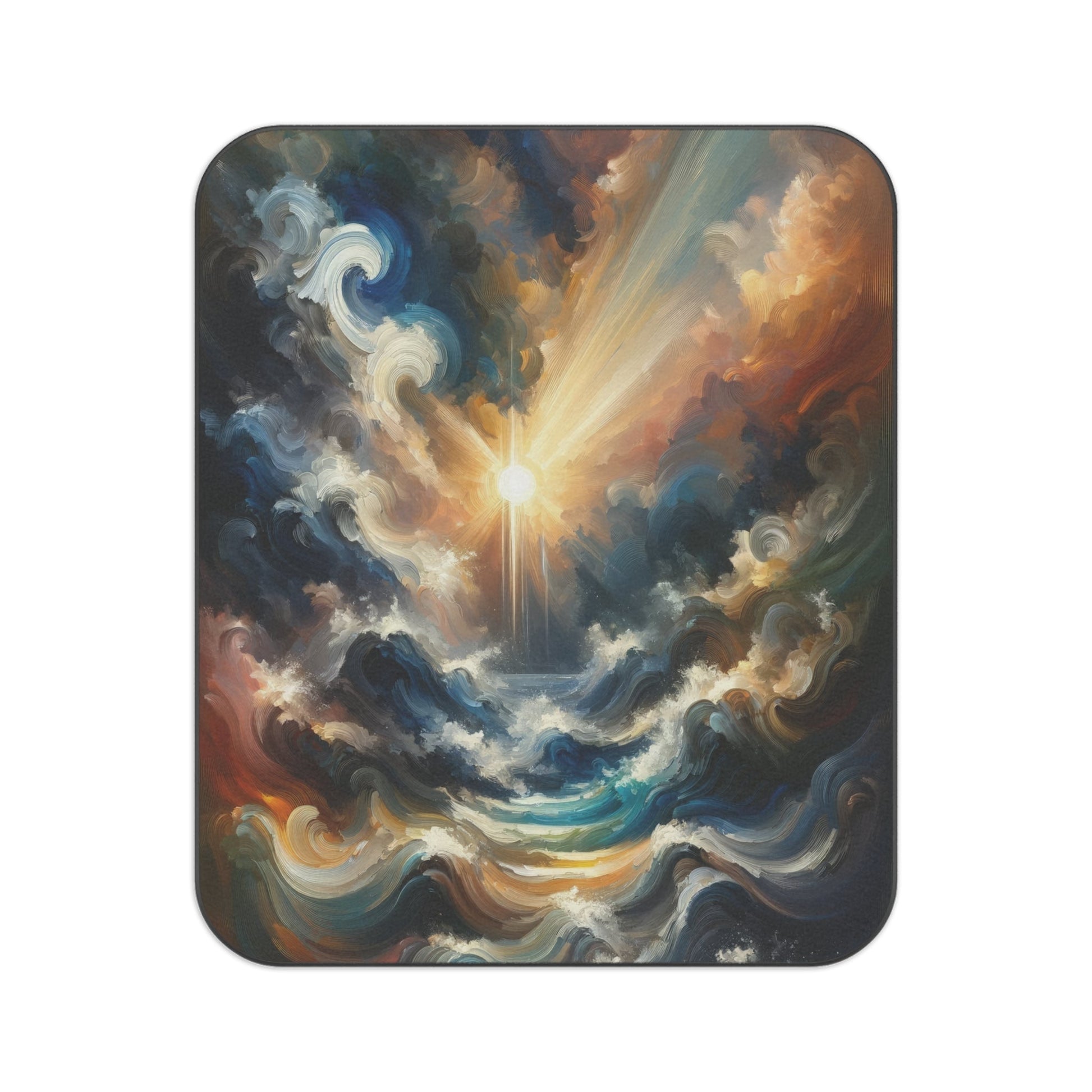 Tumultuous Sea Enlightenment Picnic Blanket - ATUH.ART