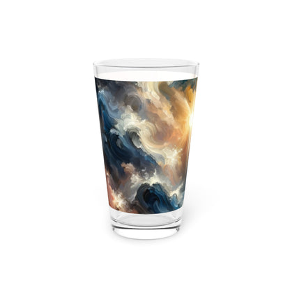 Tumultuous Sea Enlightenment Pint Glass, 16oz - ATUH.ART