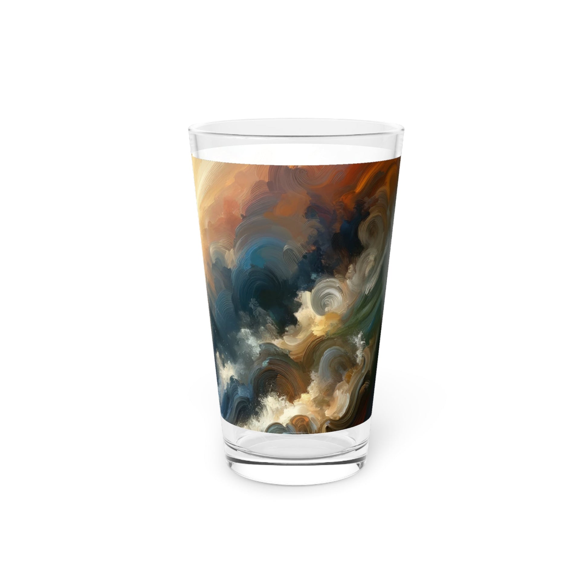 Tumultuous Sea Enlightenment Pint Glass, 16oz - ATUH.ART