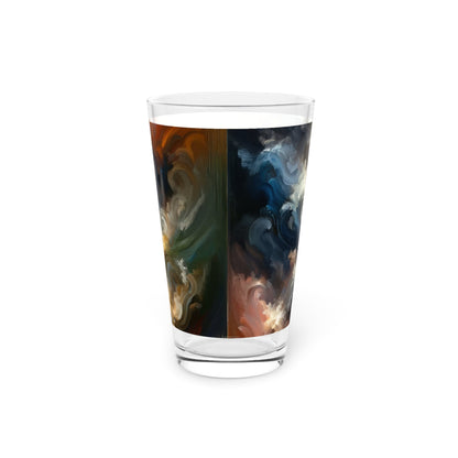 Tumultuous Sea Enlightenment Pint Glass, 16oz - ATUH.ART