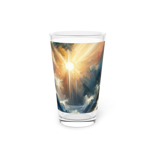 Tumultuous Sea Enlightenment Pint Glass, 16oz - ATUH.ART