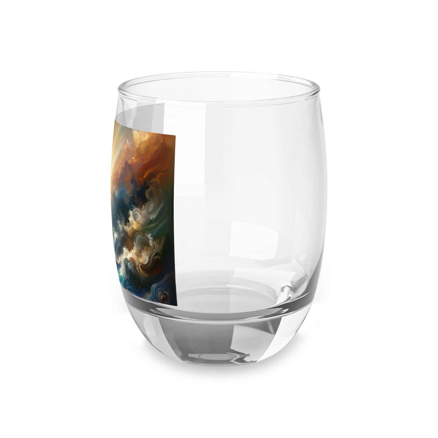 Tumultuous Sea Enlightenment Whiskey Glass - ATUH.ART