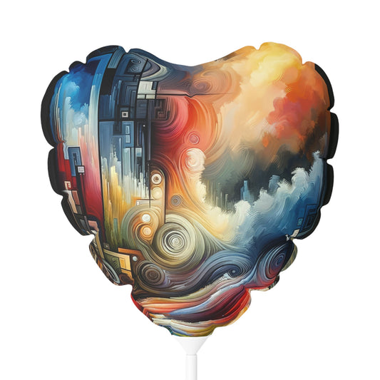 Tuning Essence Abstract Balloon (Round and Heart-shaped), 11" - ATUH.ART