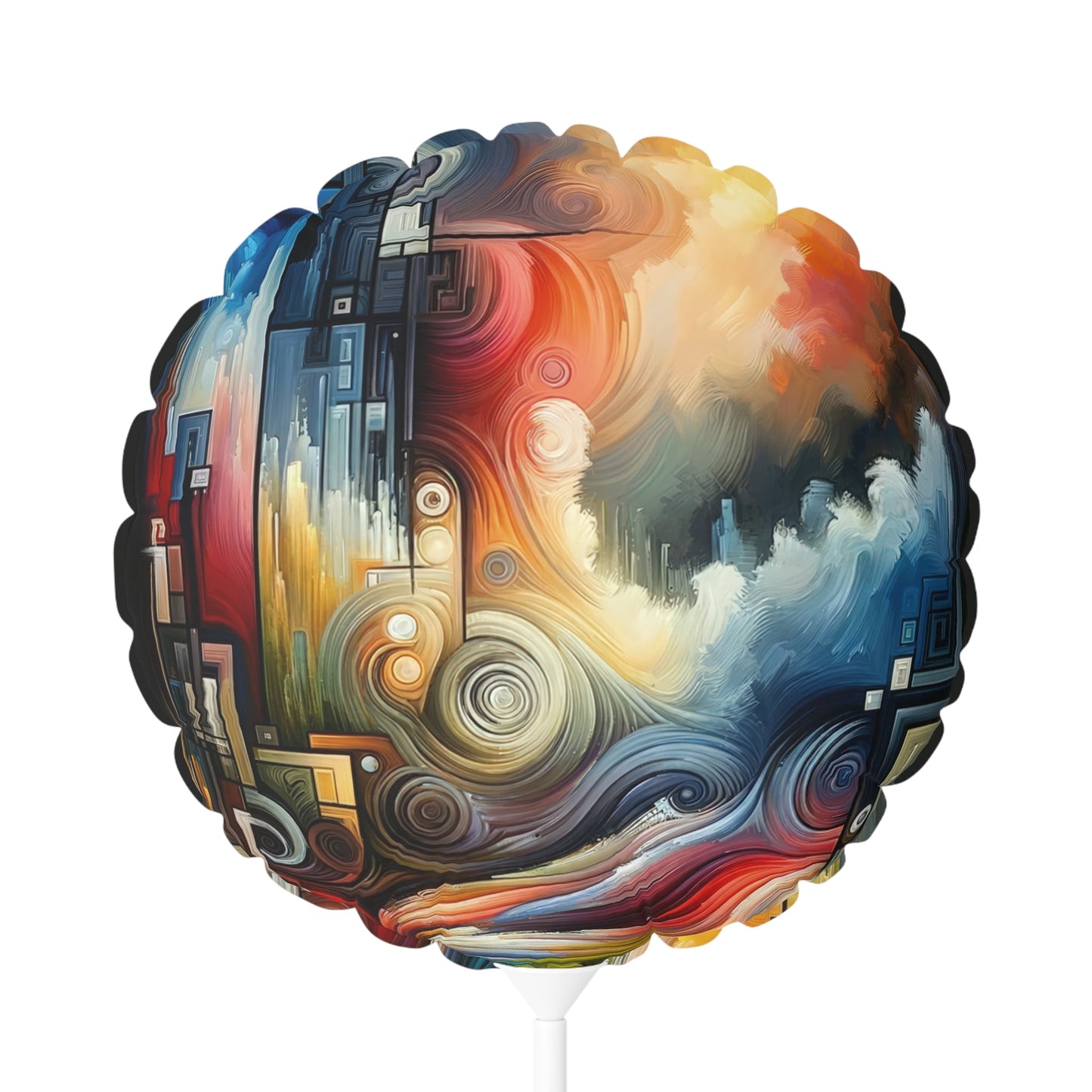 Tuning Essence Abstract Balloon (Round and Heart-shaped), 11" - ATUH.ART