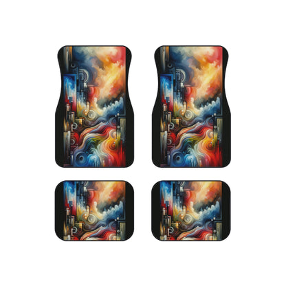 Tuning Essence Abstract Car Mats (Set of 4) - ATUH.ART