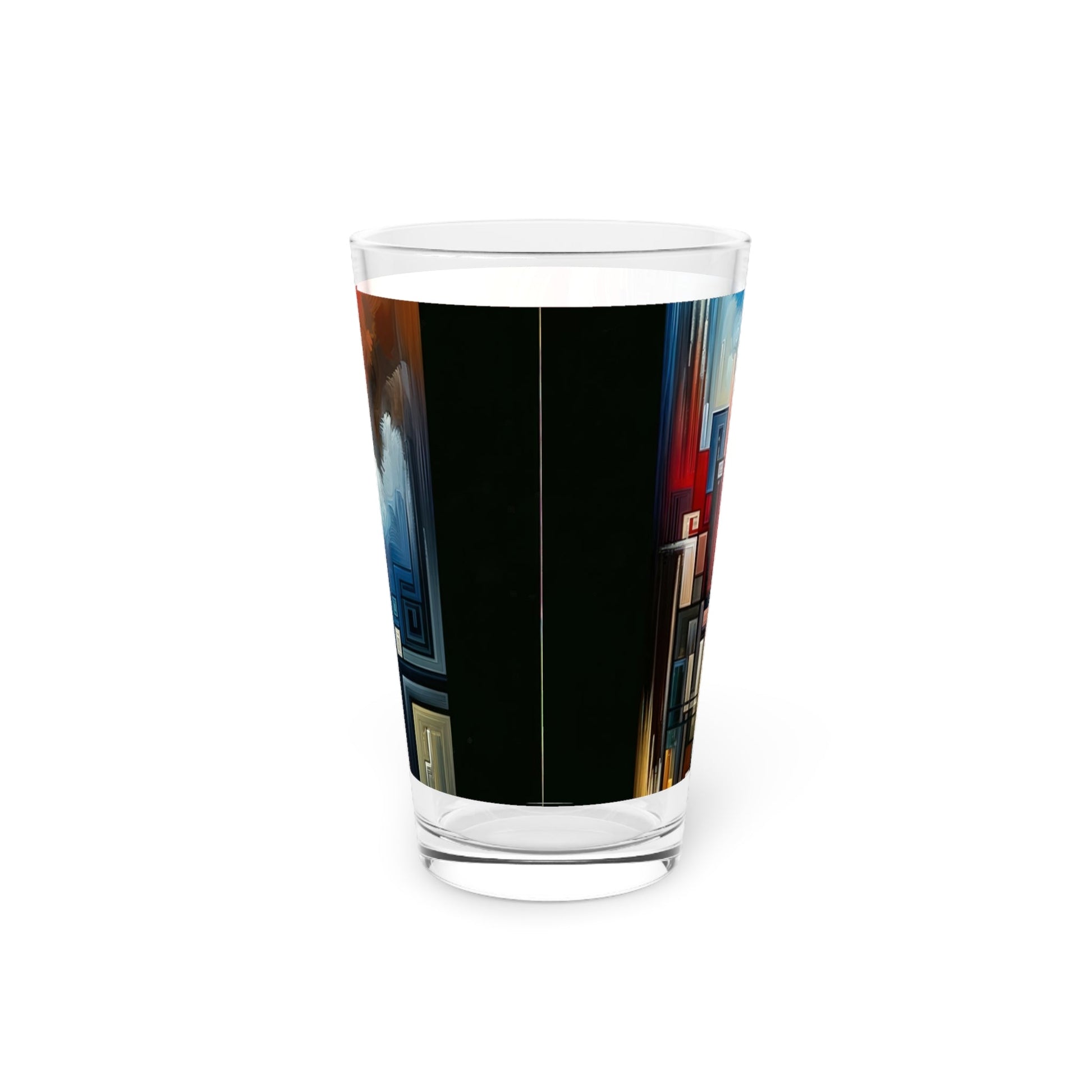 Tuning Essence Abstract Pint Glass, 16oz - ATUH.ART